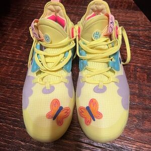 Colorful Adidas Sneakers with Butterfly Design